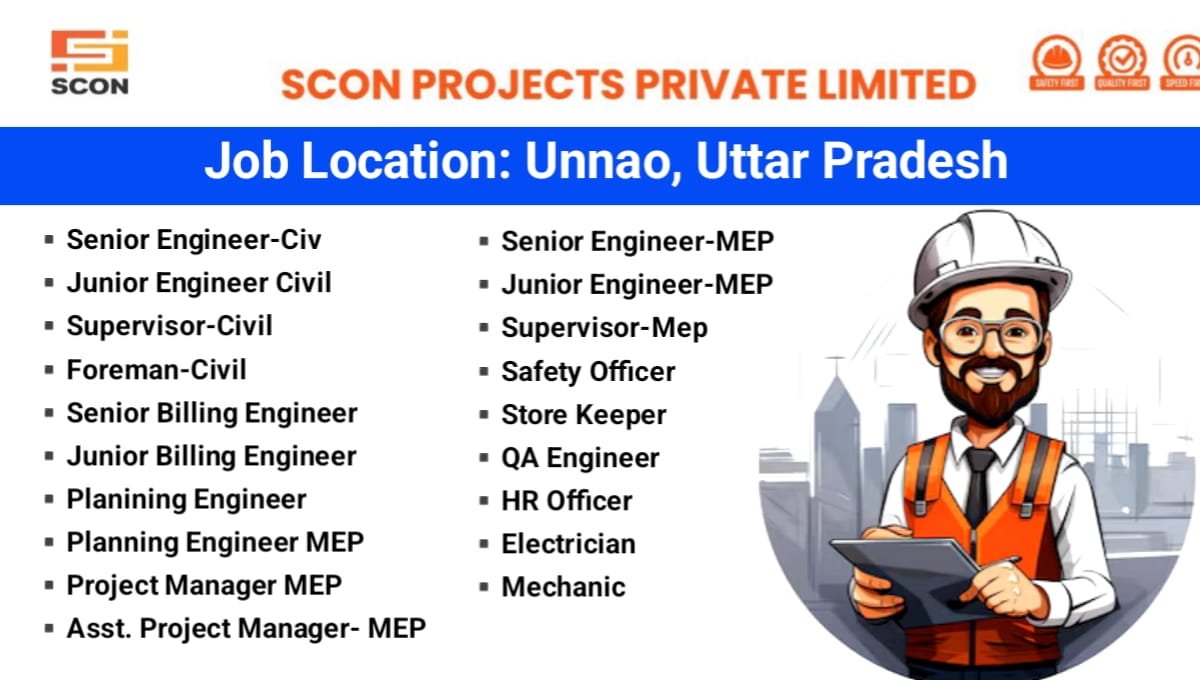 SCON Projects Pvt Ltd Hiring 2026