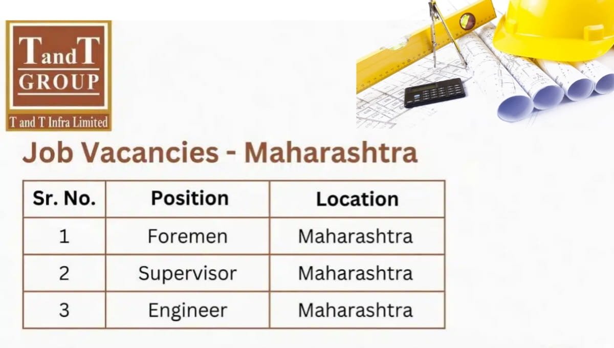 T And T Infra Ltd Careers