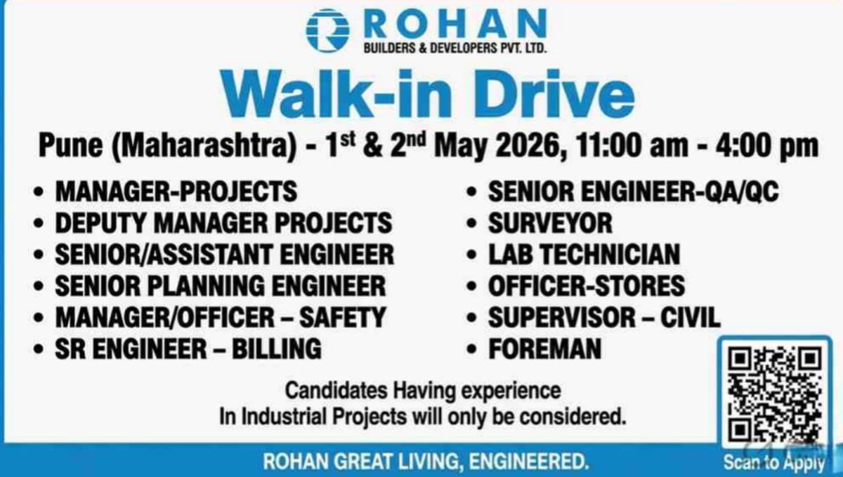 Rohan Builders Walk-In Drive Pune