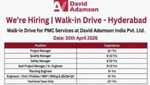 David Adamson India Walk-In Drive Hyderabad