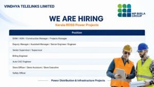 Vindhya Telelinks Limited Walk-In Interview 2026