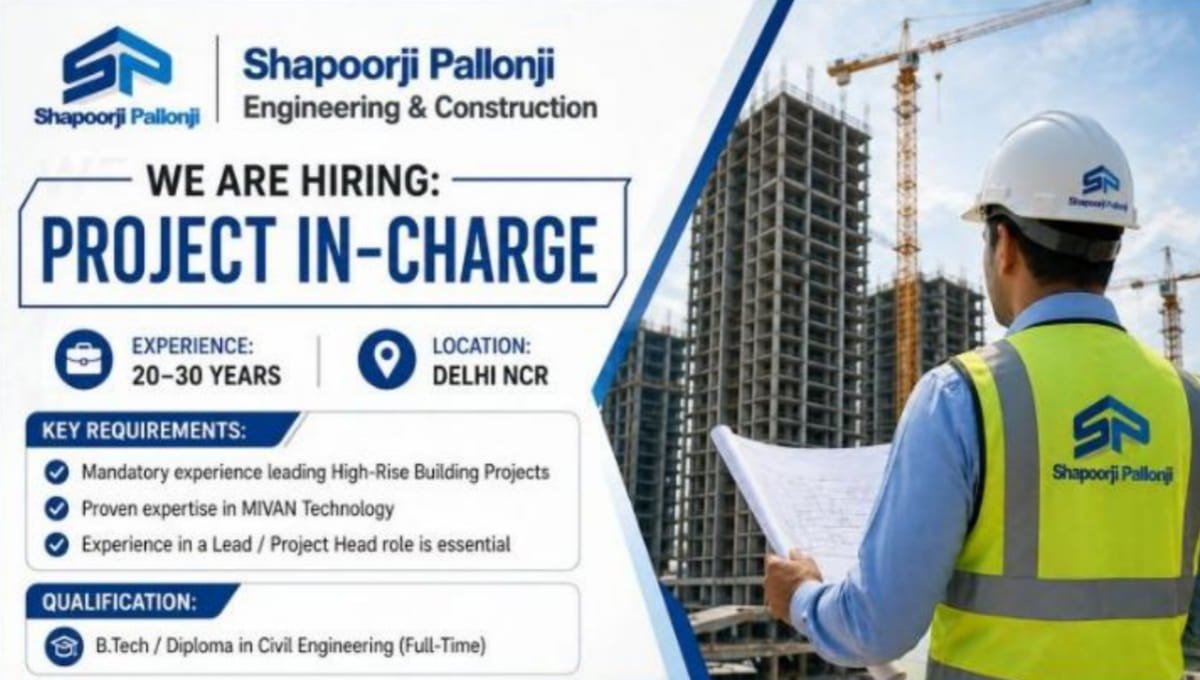 Shapoorji Pallonji Hiring 2026