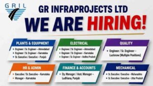 GR Infraprojects Ltd Hiring 2026