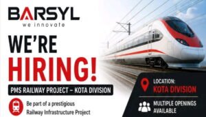 Barsyl Railway Project Recruitment 2026