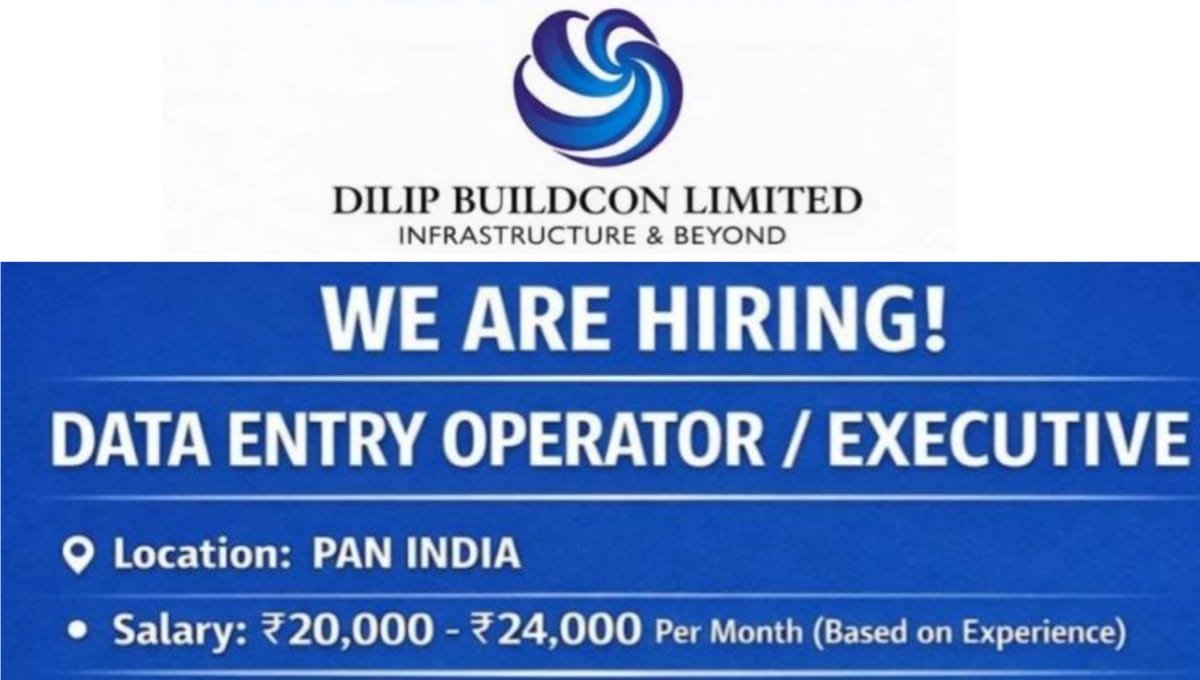 Dilip Buildcon Ltd Career Opportunity
