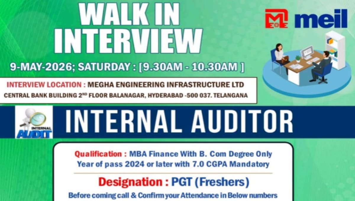 MEIL Walk In Interview 2026