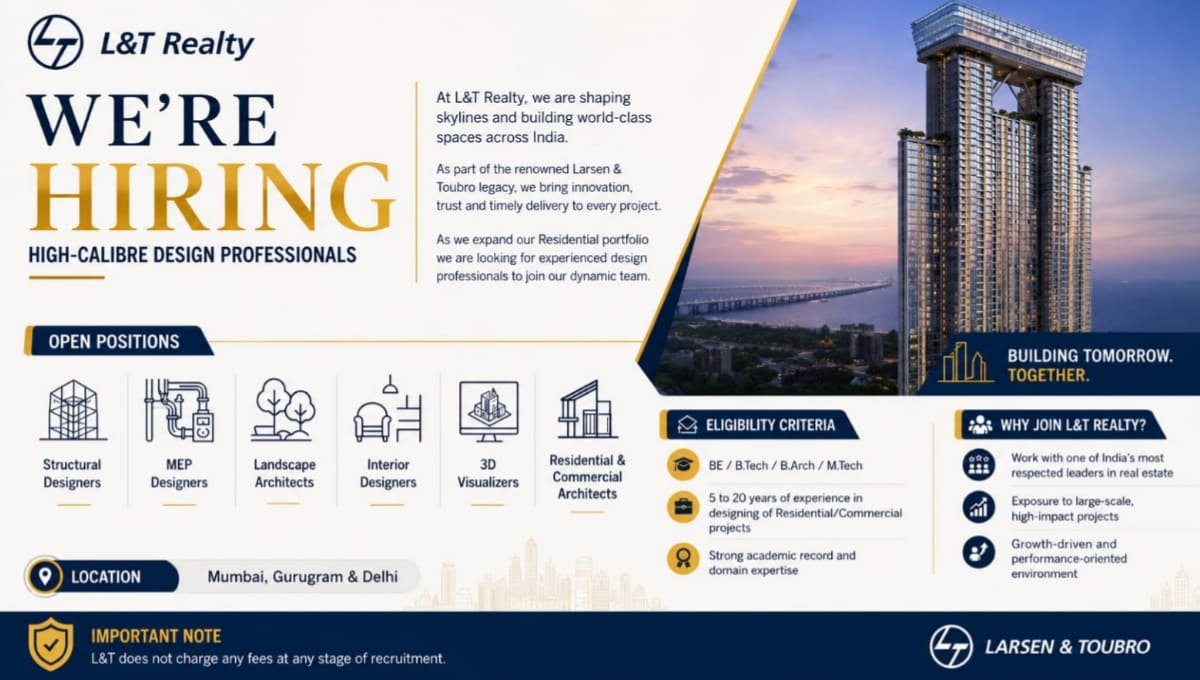 L&T Realty Hiring 2026