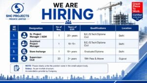 SHC Projects Pvt Ltd Hiring 2026