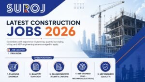 Latest Construction Jobs 2026