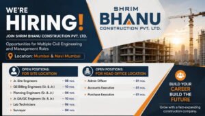 Shrim Bhanu Construction Hiring