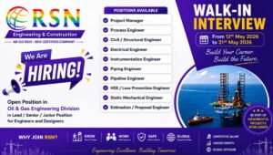 RSN Engineering & Construction Walk-In Interview 2026