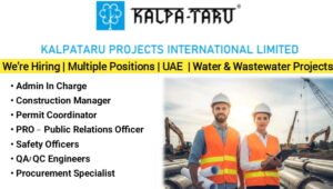 Kalpataru Projects Recruitment 2026