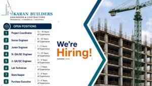 Karan Builders Walk-In Interview 2026