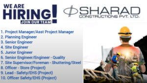 Sharad Construction Pvt Ltd Hiring