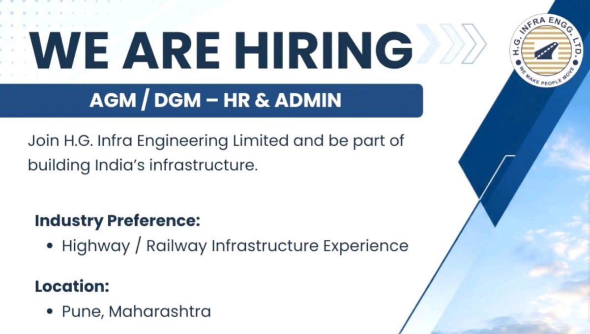 H.G. Infra Engineering Limited Hiring