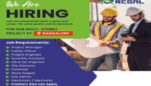 Regal India Hiring Now