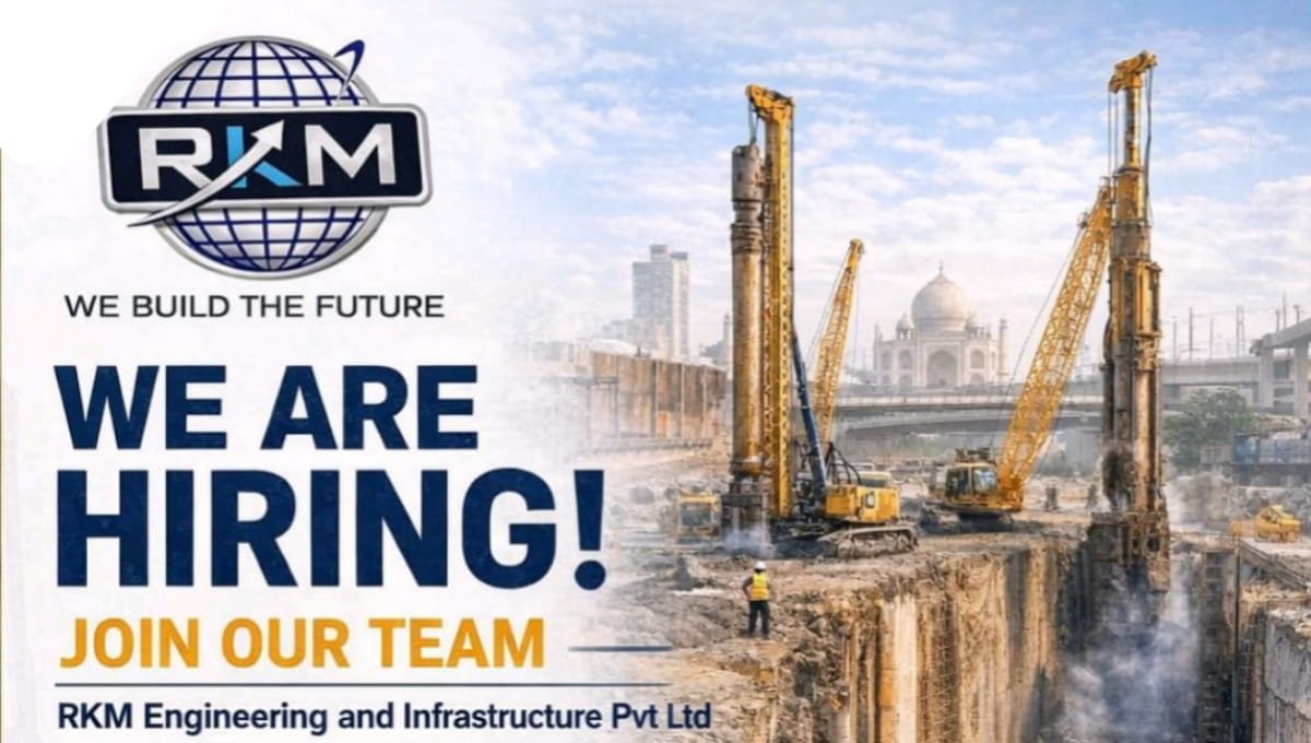 RKM Engineering and Infrastructure Pvt Ltd Hiring 2026