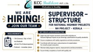 KCC Buildcon Hiring