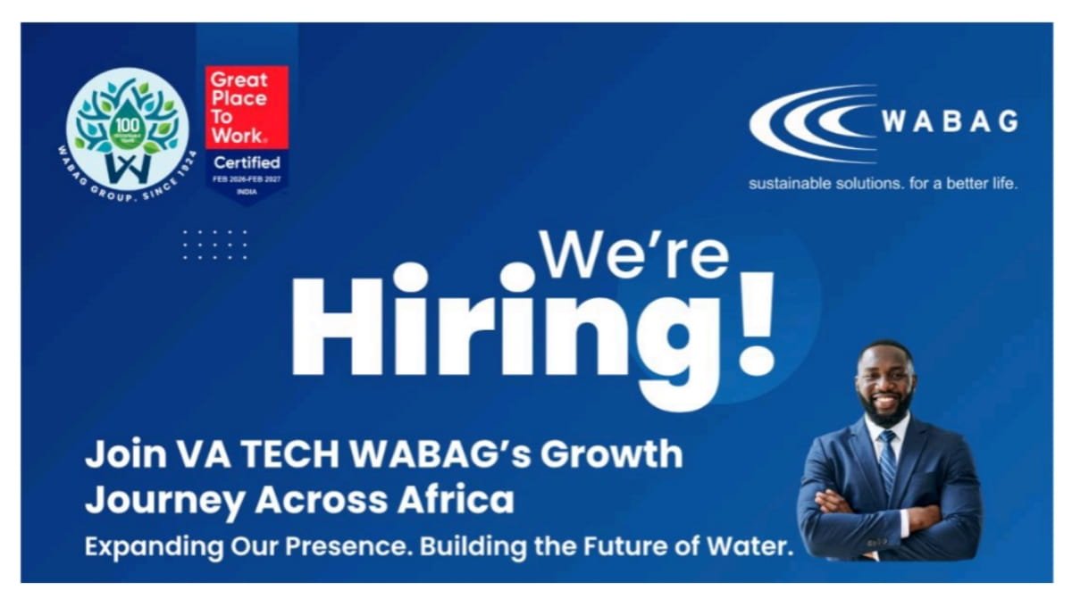 VA TECH WABAG Hiring
