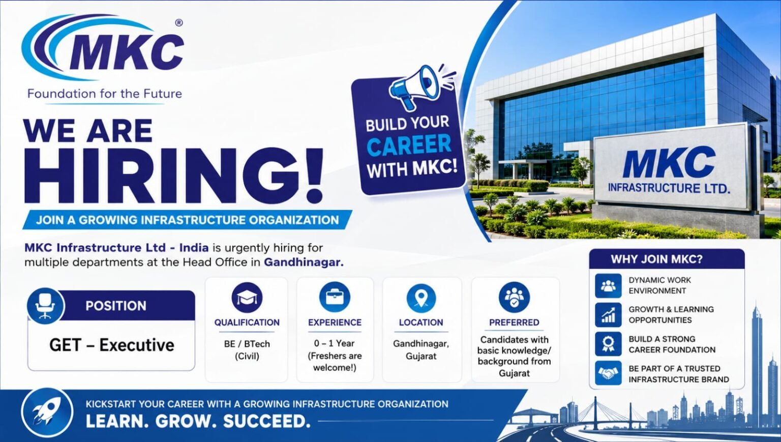 Freshers Civil Engineer Jobs 2026