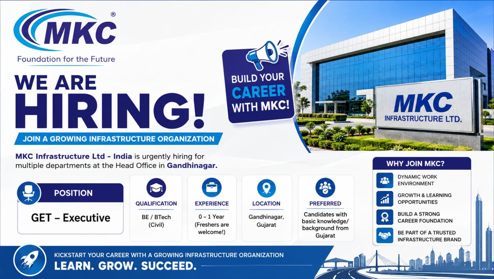 Freshers Civil Engineer Jobs 2026