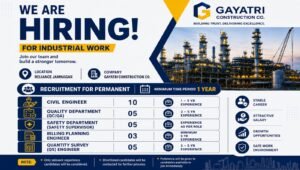 Gayatri Construction Recruitment 2026