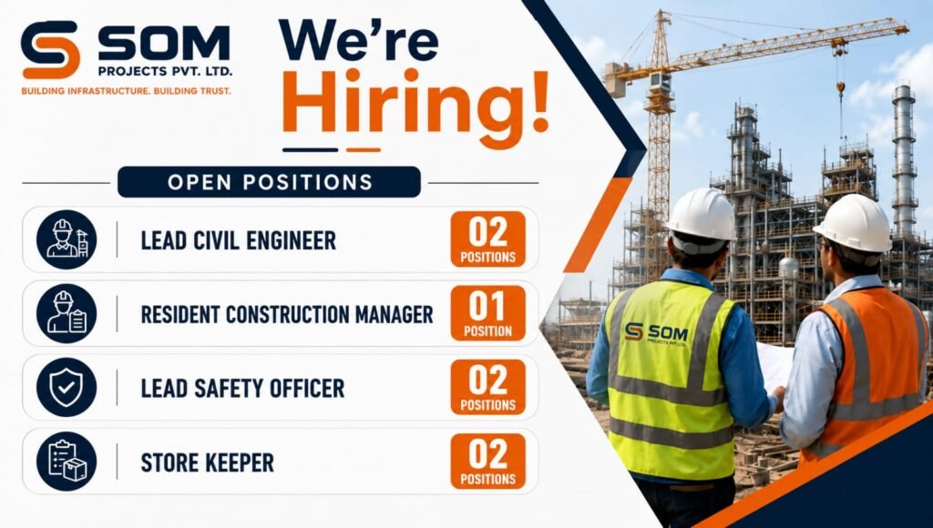 SOM Projects Pvt Ltd Hiring 2026