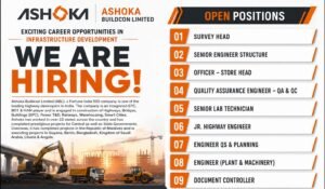 Ashoka Buildcon Recruitment 2026
