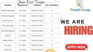 Nirmiti Group Recruitment 2026