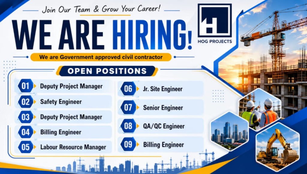 HOG Projects Recruitment 2026