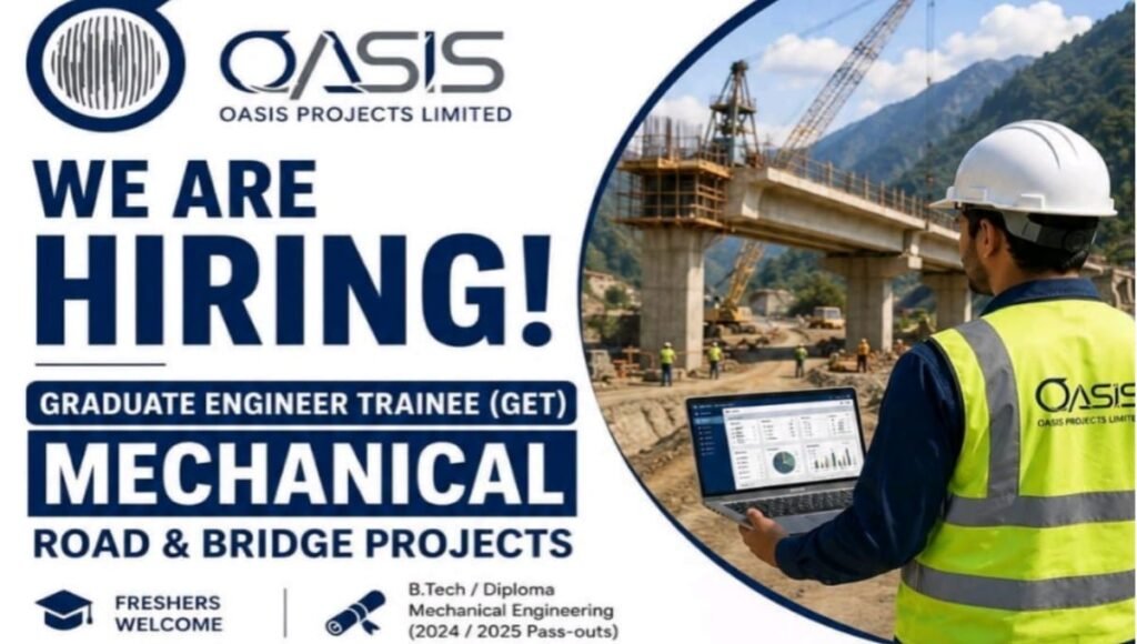 Oasis Projects Limited Job
