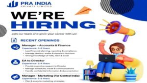 PRA India Private Limited Hiring