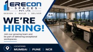 Erecon Spaces Pvt Ltd Hiring