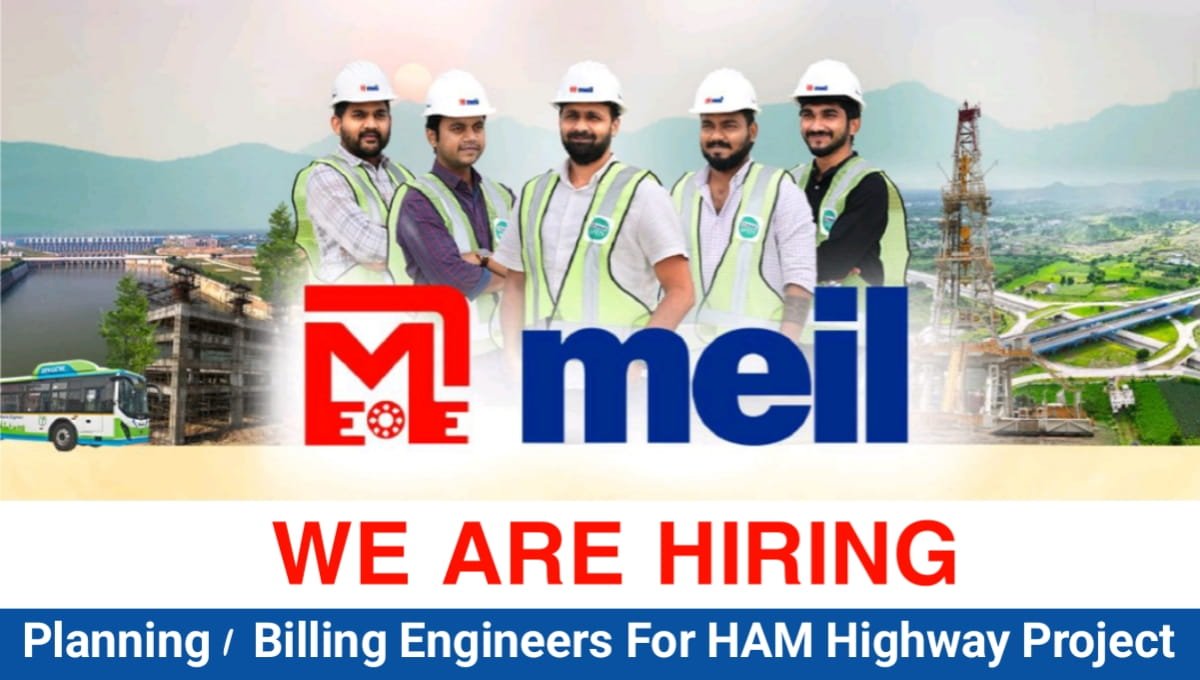 Megha Engineering & Infrastructure Ltd Hiring
