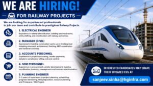 Railway Projects Job Vacancy