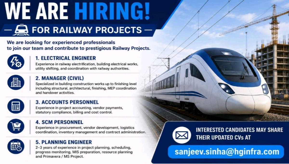 Railway Projects Job Vacancy