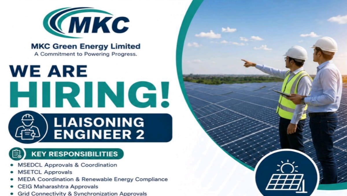MKC Green Energy Limited Hiring