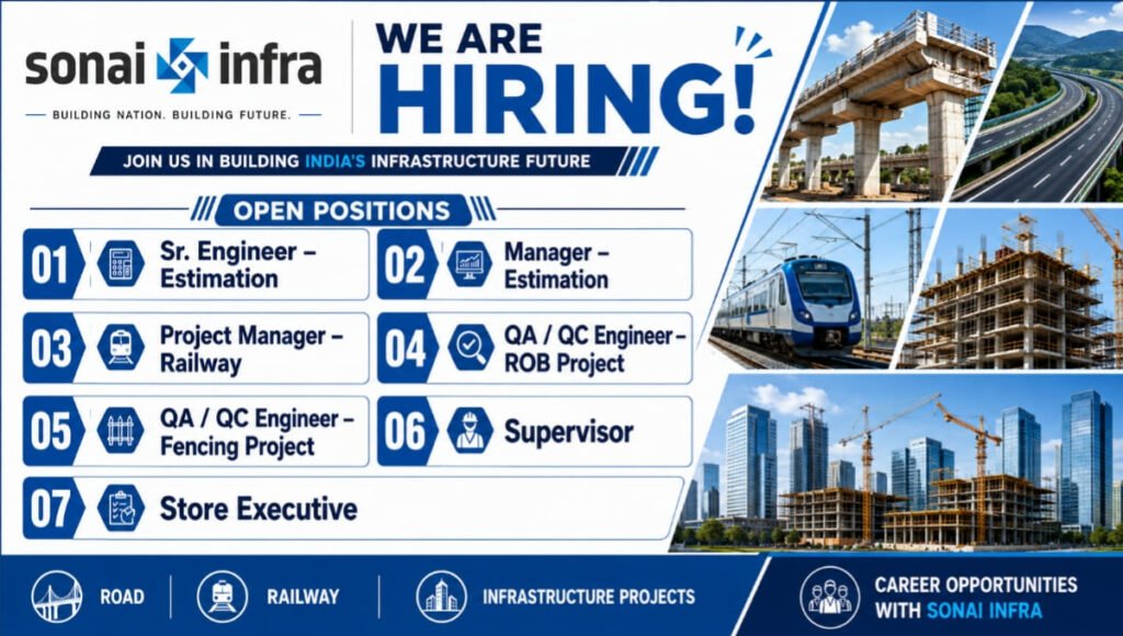 Sonai Infra Recruitment 2026