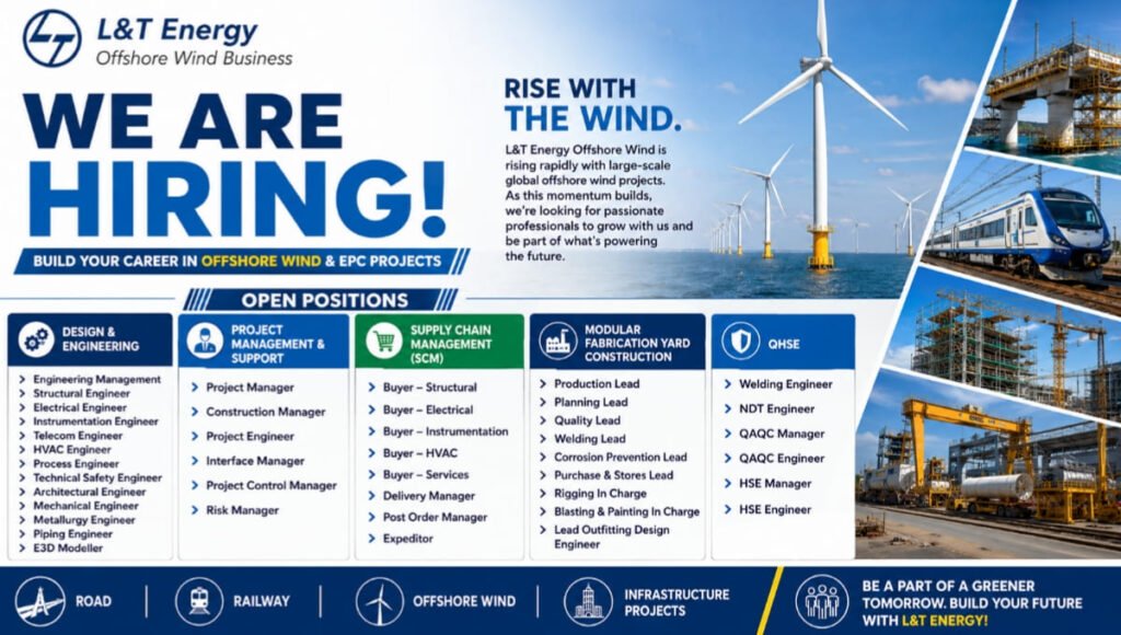 L&T Offshore Wind Walk-In Drive 2026