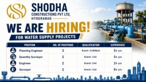 Shodha Constructions Recruitment 2026