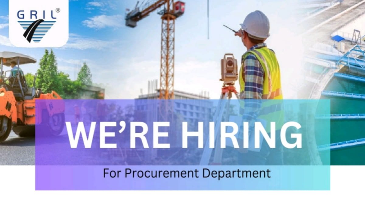 GR Infraprojects Procurement Department Recruitment