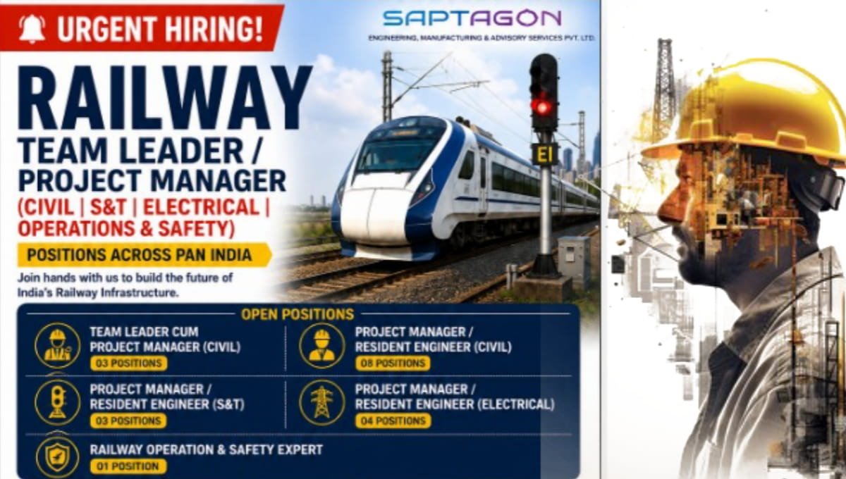 Saptagon Railway Recruitment 2026