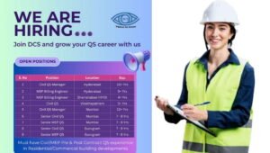 DCS Hiring QS Professionals