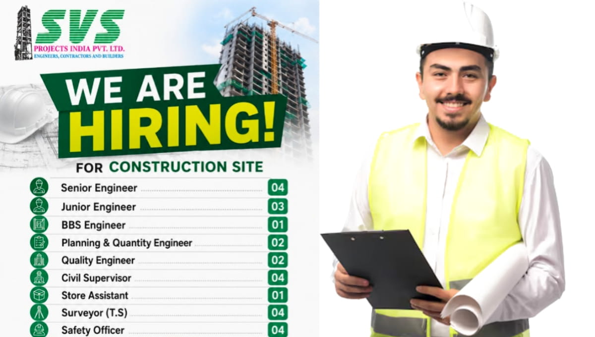 SVS Projects India Pvt Ltd Hiring