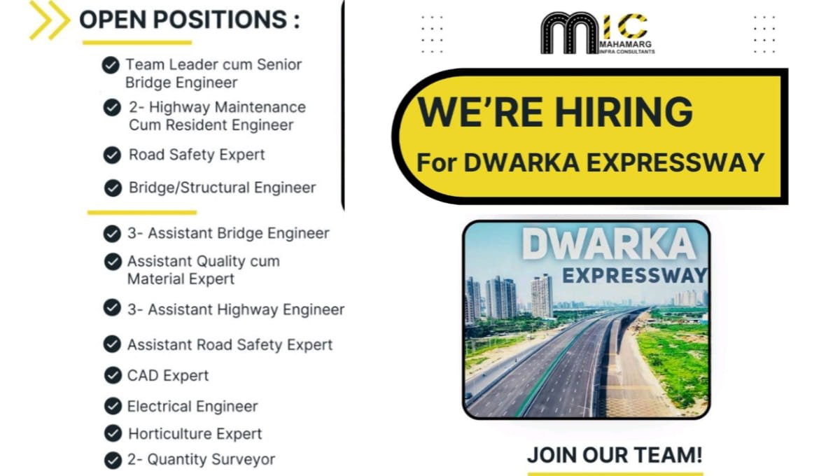 Mahamarg Infra Consultants Pvt Ltd Hiring