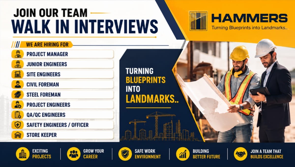 Hammers Walk-in Interview