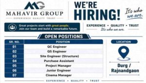 Mahavir Group Recruitment
