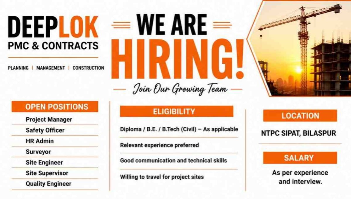 DeepLok PMC & Contracts Recruitment 2026