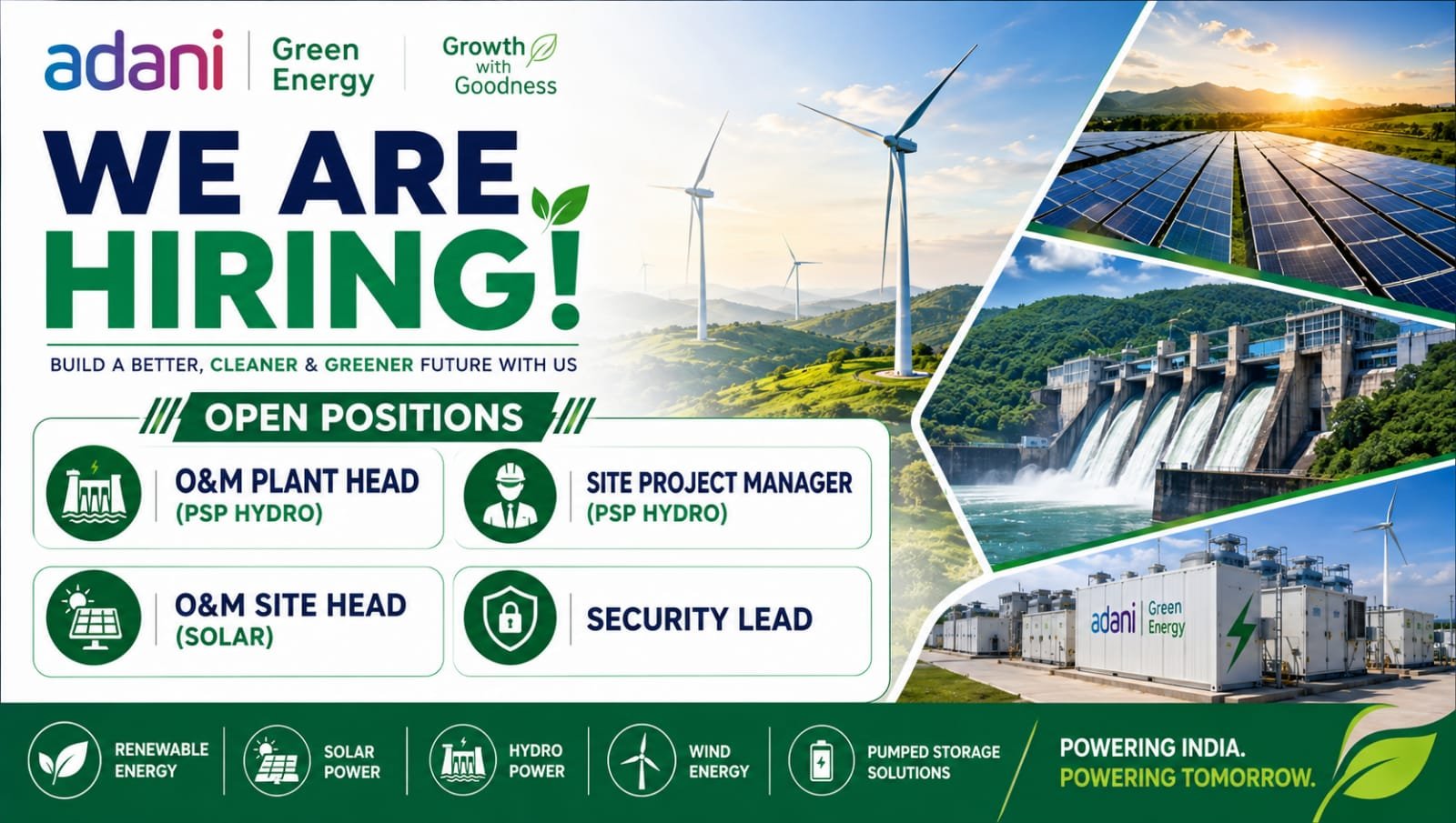Adani Green Energy Recruitment 2026