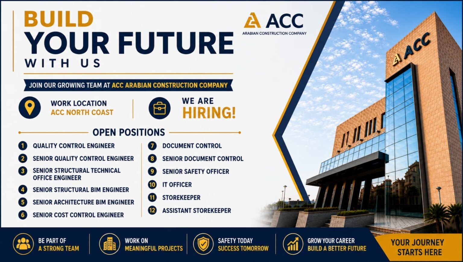 ACC Arabian Construction Company Recruitment 2026